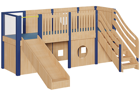 playset, kids, wooden, playground, structure