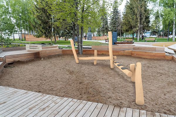 Balancieranlage, 4,75 m lang, Robinia Balancieranlage, 4,75 m lang, Robinia