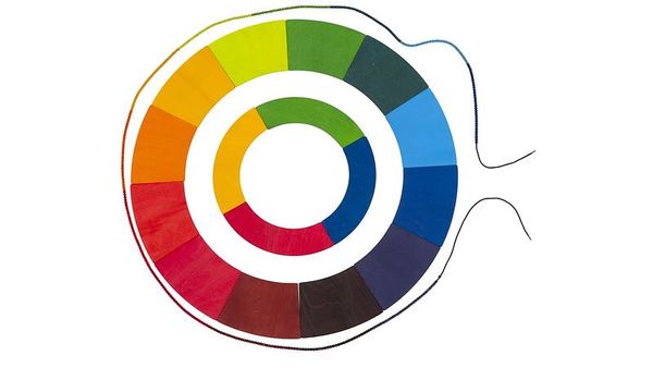Farbpalette, Farbrad, Kreis, Kunstband, Farbkreis