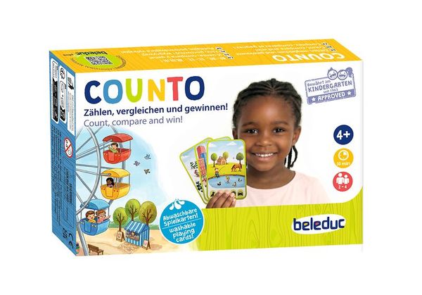 Karteikarten, Kinderspiel, Zahlenkarten, Beleduc, Memory-Spiel