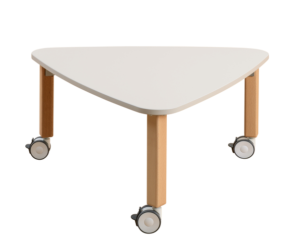 MATHOU Tische-Set Matroschka, 2 rollbare Tische in verschiedene Höhen (46 und 40 cm), Farbe wählbar