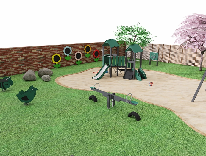 Darstellung eines Spielplatzes