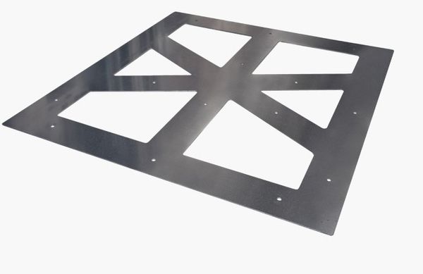 Metallblech, Rahmenplatte, Luftgitter, Schraubplatte, Bauplatte