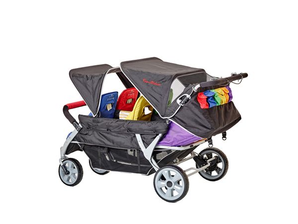 FAMILIDOO Lidoo Bus, 6-Sitzer Kinderwagen für Neugeborene bis zum Kleinkind