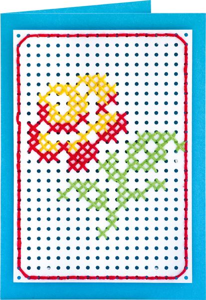 FOLIA Stickkarton farbig sortiert, unbedruckt, 40 Blatt, 17,5 x 24,5 cm, 300g/qm