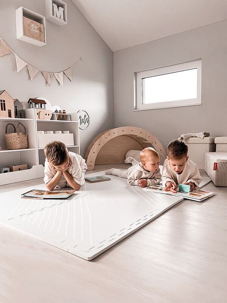 FUNZY Spielmatten-Set, 6 Teile, Motiv und Farbe wählbar