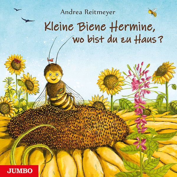 Biene, Honigbiene, Blume, Sonnenblume, Vogel