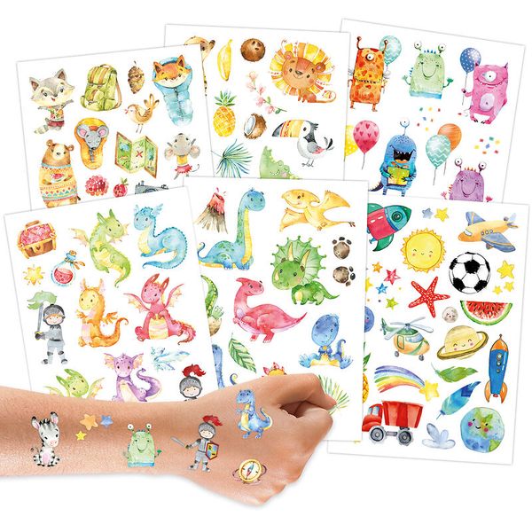 Dinosaurier, Tierwelt, Illustration, Sticker, Kinderspielzeug