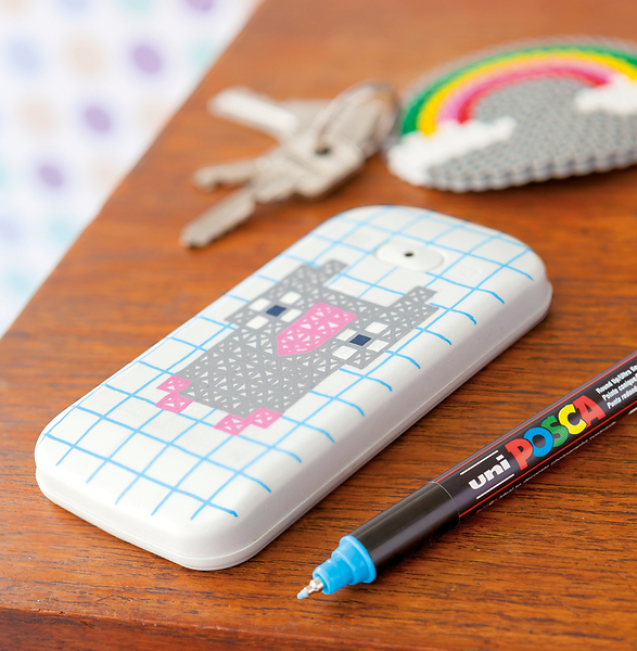 POSCA Stifte 8er Etui-Grundfarben, extra-fein, 0,7 - 1,0 mm