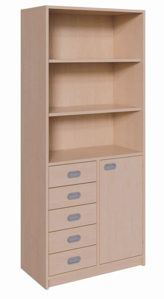 Schrank, Regal, Holz, Küche, Schubladen