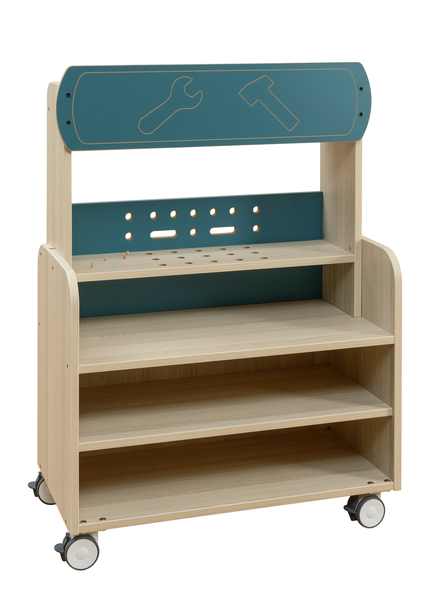 MATHOU Werkbank, Kaufladen und Theater, Set