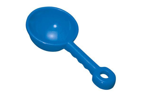 Schaufel, Kügelchen-Löffel, Spielzeuglöffel, Kunststoff, blau