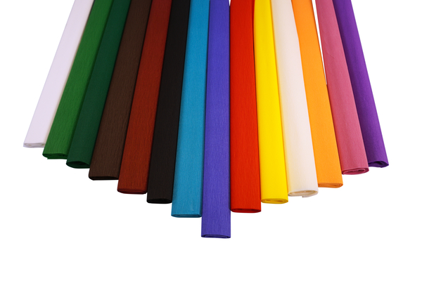 Werola Aquarola Krepppapier, 50x250cm, 10 Rollen, farbfest (Farbe wählbar) (SONDERANGEBOT)