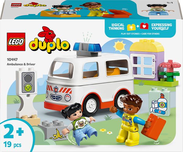 10447 LEGO® DUPLO® Rettungswagen mit Fahrer, 19 Teile