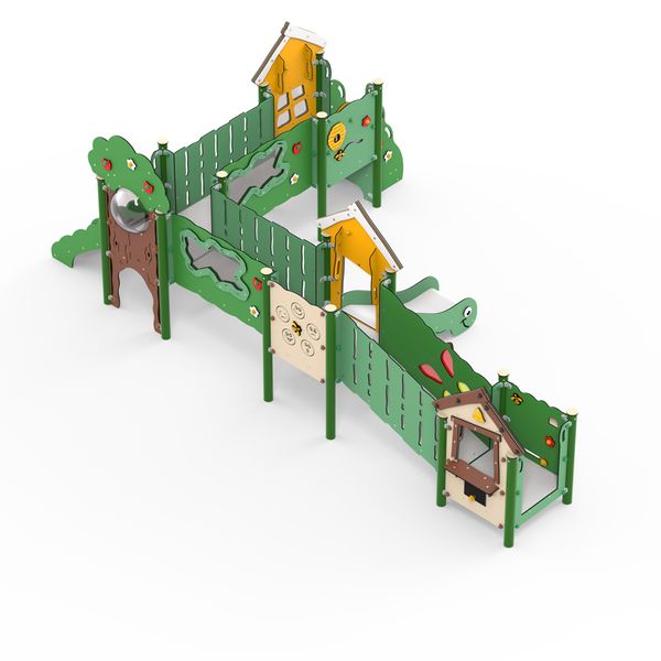 Spielgerät, Spielturm, Klettergerüst, Kinderbereich, Outdoor-Spielplatz