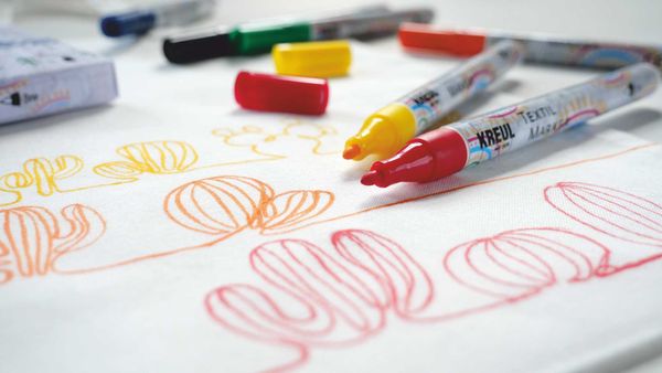 KREUL Textil Marker fine 6er Set KREUL Textil Marker fine 6er Set