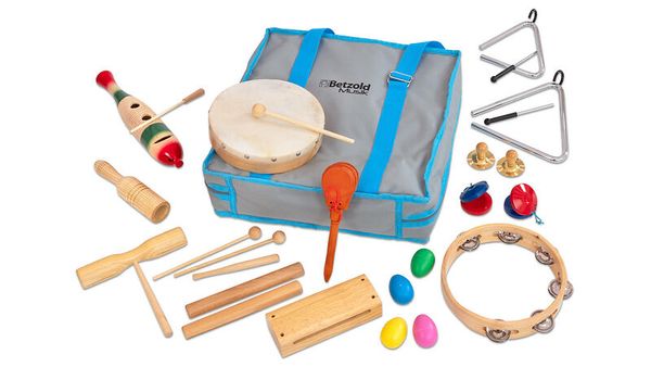 BETZOLD MUSIK Rhythmik-Tasche mit 19 Instrumenten