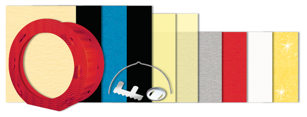 Rundlaternen-Bastelset, "Motiv wählbar", Ø ca. 22 cm, 1 Set Rundlaternen-Bastelset, "Motiv wählbar", Ø ca. 22 cm, 1 Set