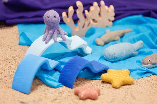 Meerestiere aus Wollfilz, 7-teilig (SONDERANGEBOT) Meerestiere aus Wollfilz, 7-teilig (SONDERANGEBOT)