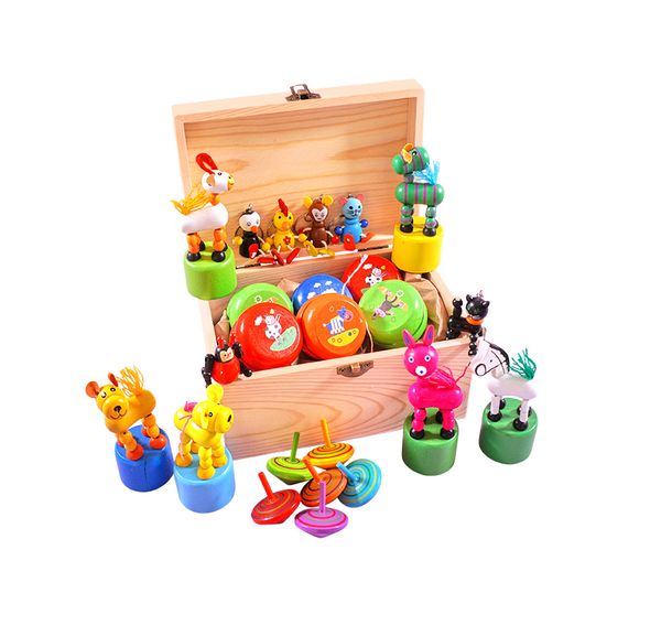Holzspielebox, 24 Teile Holzspielebox, 24 Teile