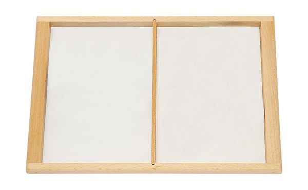 dual-panel, canvas, wooden frame, split panel, art board