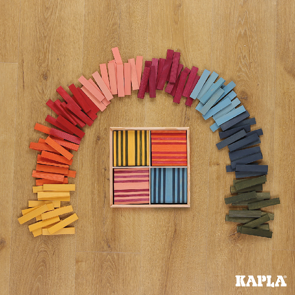 KAPLA 100er Kasten Octocolor, mehrfarbig