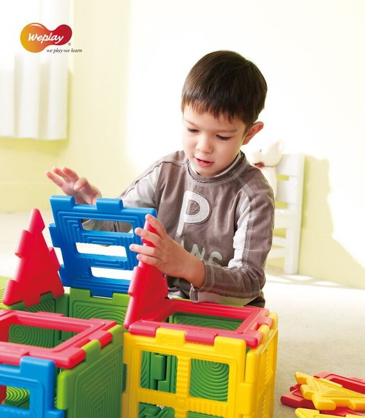 Kinder, Spielzeug, Bausteine, Kunststoff, Türme