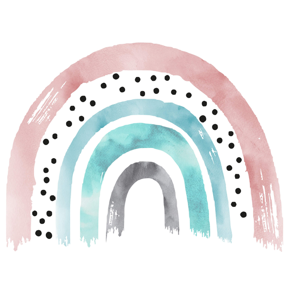 kunst-regenbogen, watercolor, malerei, pastell, muster
