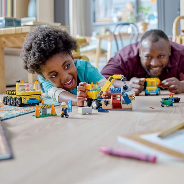 60391 LEGO® City Baufahrzeuge und Kran mit Abrissbirne, 235 Teile