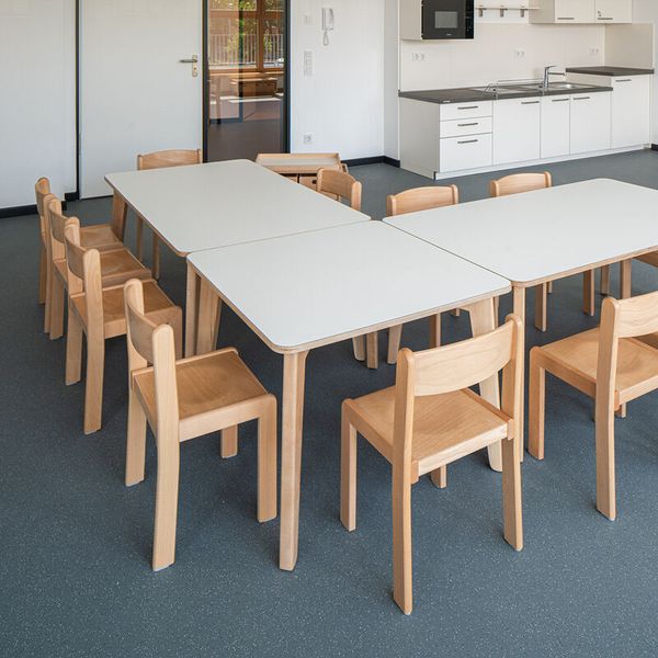 DECOR Quadratischer Tisch, 80 x 80 cm, Tischhöhe wählbar DECOR Quadratischer Tisch, 80 x 80 cm, Tischhöhe wählbar