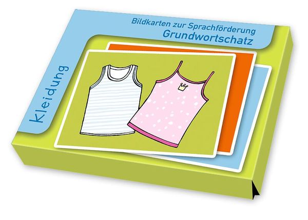 Bildkarten zur Sprachförderung: Grundwortschatz Kleidung