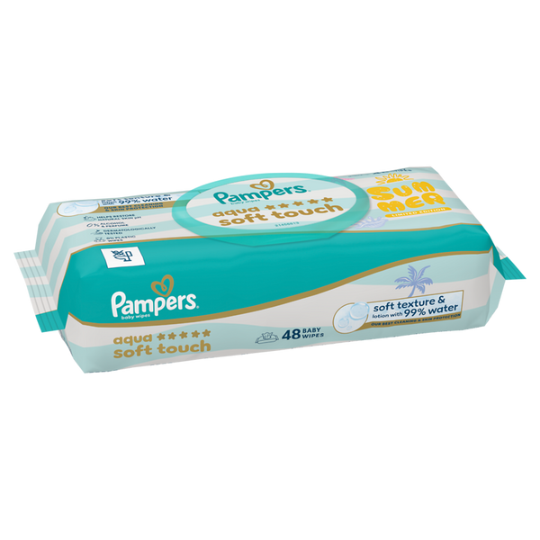 PAMPERS Feuchte Tücher Aqua 18x48 Stk.