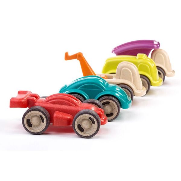 ECO Minimobil Autos, 5 Stück, Größe 12 cm, ab 18 Monate