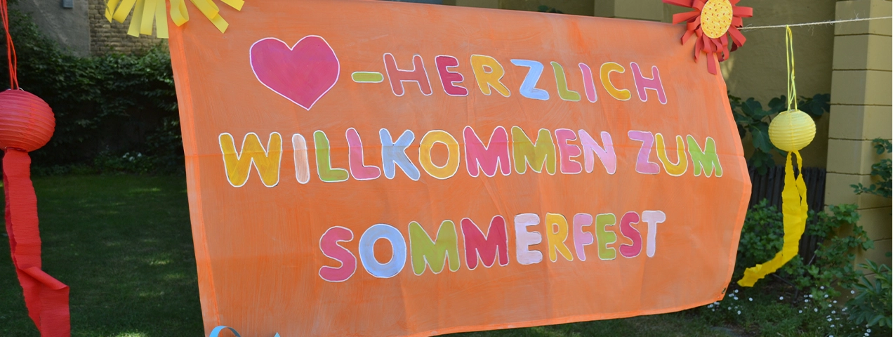 Willkommensbanner