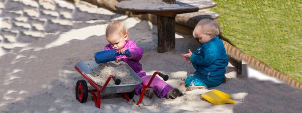 WINTHER MINI VIKING Schubkarre, Metall, 2-4 Jahre
