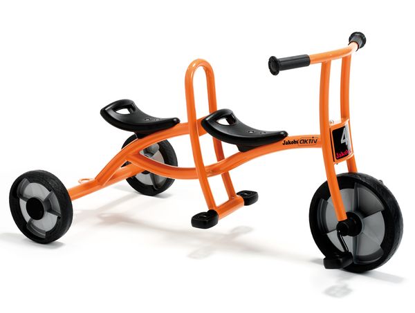 Dreirad, Kinderfahrzeug, Orange, Sitzfahren, Räder