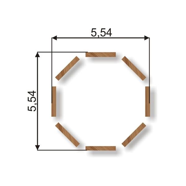 Holz, Bauteile, Ring, Tischdeko, Maße