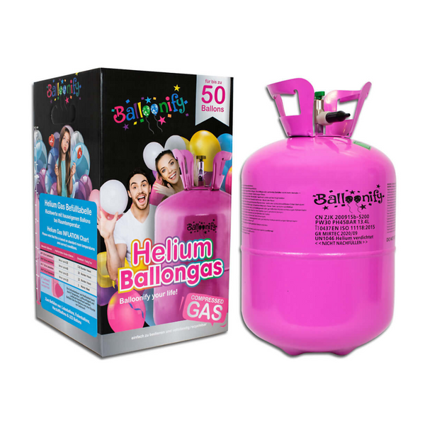 Helium - Ballongas-Einwegflasche XXL ca. 40 Ballons