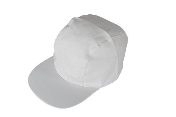 Kinder-Schirmmütze / Baseball-Cap, weiß, 4 Stück