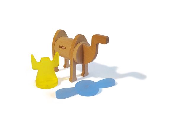 Magnetisches Bauspiel "Imaginary Fauna Snack Kamel", 2er-Set
