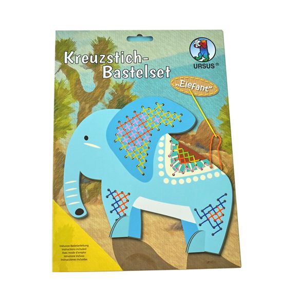 Kreuzstich-Bastelset, ca. 21 x 18 cm, Motiv wählbar Kreuzstich-Bastelset, ca. 21 x 18 cm, Motiv wählbar