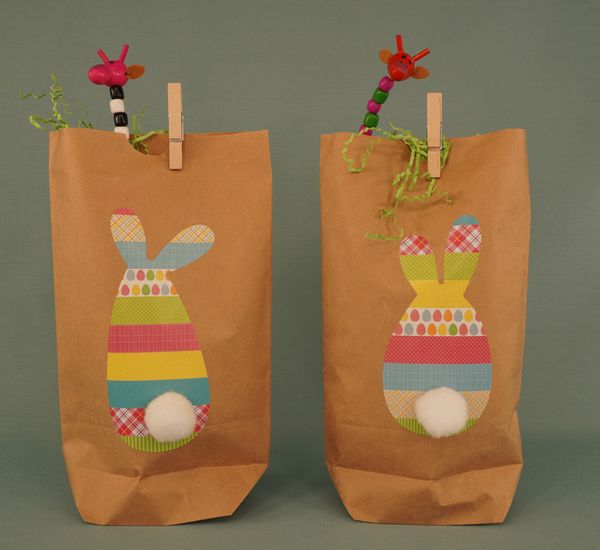 Osterhasentüte mit Wackelgiraffe, 12 Stück Osterhasentüte mit Wackelgiraffe, 12 Stück