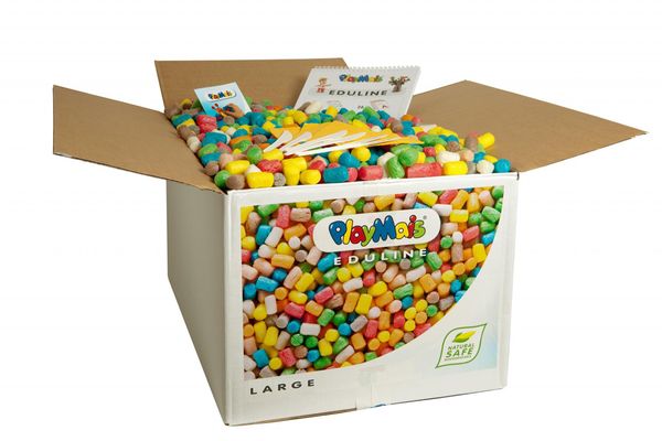 PlayMais Eduline Classic Set Large, ca. 6.300 Stück + 6 Tücher + 6 Bastelmesser PlayMais Eduline Classic Set Large, ca. 6.300 Stück + 6 Tücher + 6 Bastelmesser