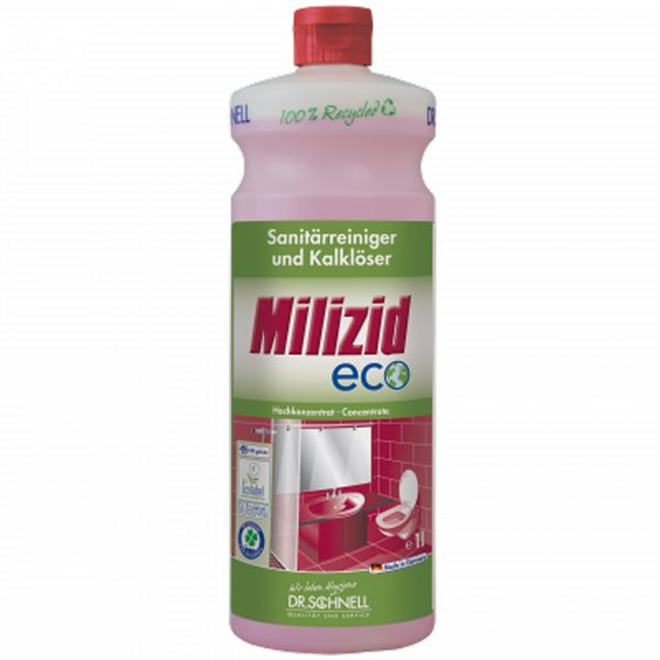 DR. SCHNELL Milizid Eco, Sanitärreiniger & Kalklöser, 1 l DR. SCHNELL Milizid Eco, Sanitärreiniger & Kalklöser, 1 l