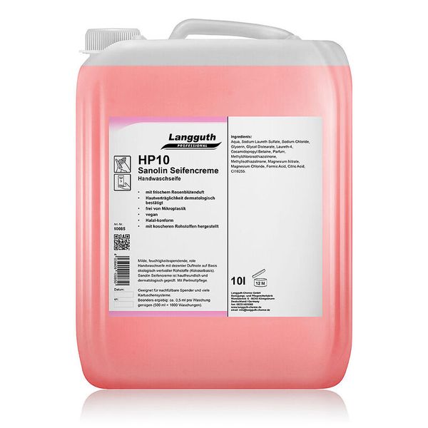 Flüssigseife rosa mit Perlglanz, ph-hautneutral, 5 l