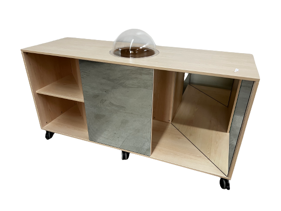 Sideboard, Schrank, Fernsehkombination, Aufbewahrung, Laufrollen