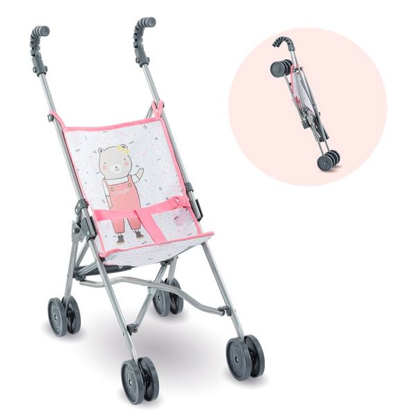 Puppenbuggy faltbar, für 36 - 42cm Puppen, ab 18 Monaten