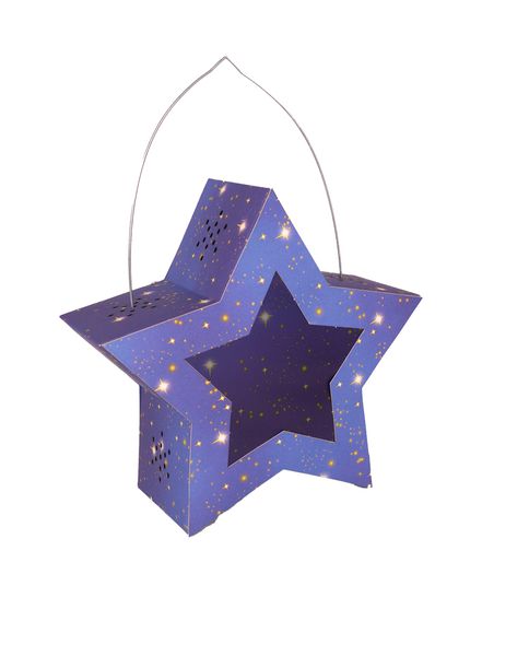 Laternen-Bastelset Twinkle Star, Farbe wählbar, Ø19 cm, 1 Set