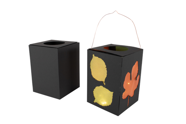 schwarze box, Papiertaschentuchbox, dekorative Laterne, Griff, Aussparung-Design