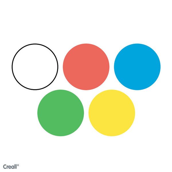 Creall Therm Junior Modelliermasse, 5-farbig sortiert